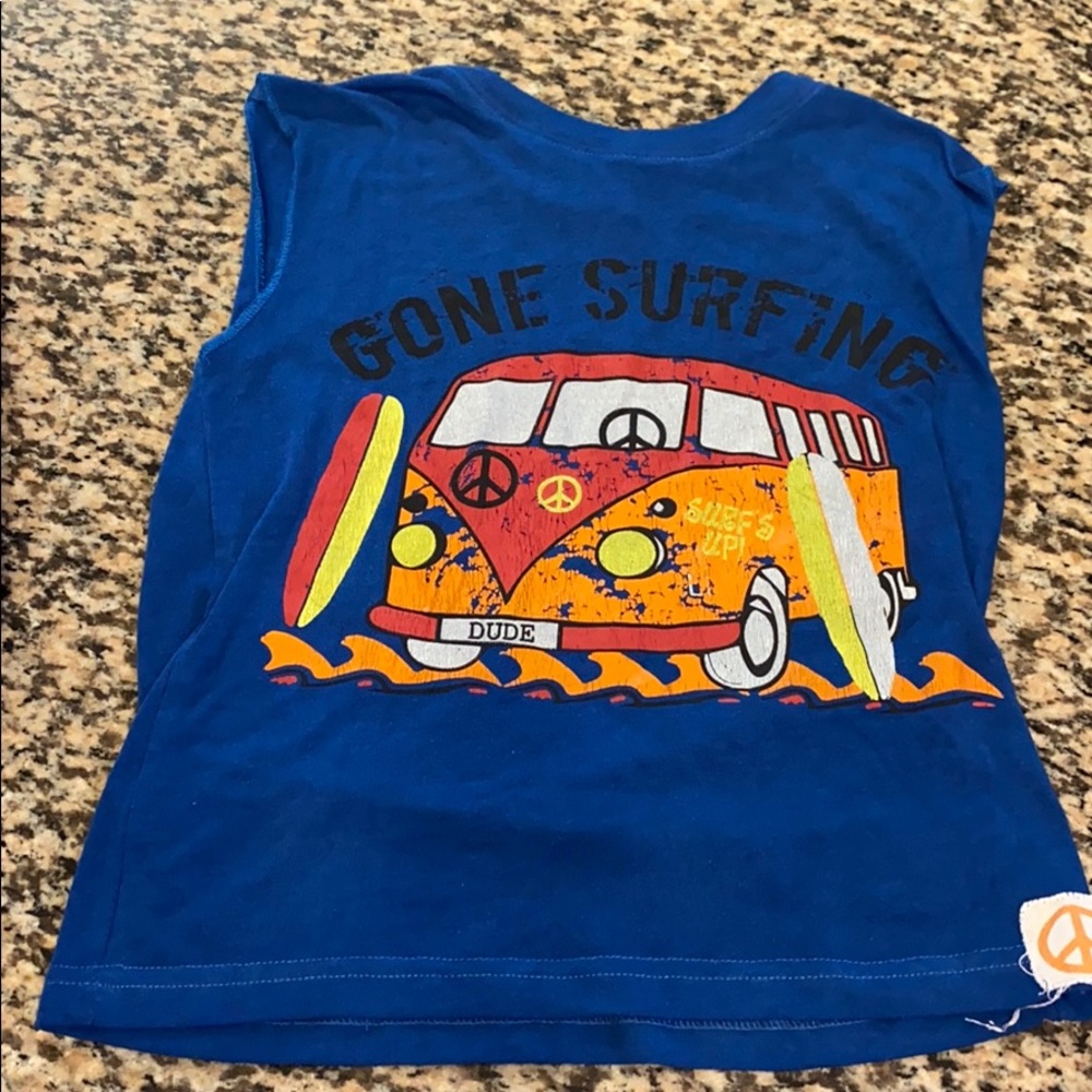 Mish Boys “Gone Surfing” Muscle Tank Size 4